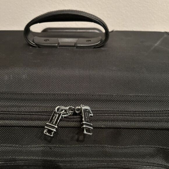 Tumi Large 2 Wheel Rolling Suitcase Black Nylon 25” X 18” - Picture 6 of 16